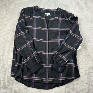 NWT westbound Brand Plaid Women's Top - Sz XL - NWT New See Pics